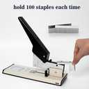 Heavy Duty Stapler with Staple Remover and 4000 Staples,High Capacity Large Stapler for 240 Sheet