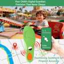 Insoles for Airtag Hidden Holder, Comfortable Cushioned Inserts,Anti-Slip,Tracking Device Insert Case for Kids Adults and Elderly, Anti-Lost Tracker Soft Inserts for Shoes (Green, L:245-270MM