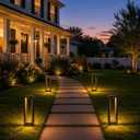 Solar Pathway Lights Outdoor Garden Lights Bright Solar Lights Waterproof for Backyard Patio Walkway Landscape, 16.3 × 5.4 × 60 cm