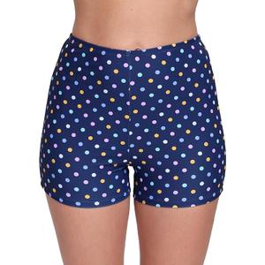 Halcurt Women's 3" High Waisted Swim Board Shorts,  Beach Quick Dry Boyshorts Swimsuit Bottoms - Blue, Large