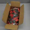 KHOYIME 9 Pack 72 FT Artificial Flower Garland, Fake Red Roses Vines Silk Flowers Faux Plastic Outdoor Hanging Floral Ivy Garland Decoration for Wedding Arch Bedroom Home Wall Backdrop Room Decor