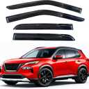 KPY Rain Guards Fit for 2021-2026 Nissan Rogue, Out-Channel Window Visors Vent Wind Deflectors 4PC, Car Accessories for 21-26 Rogue (Excludes Rogue Sport & Select)