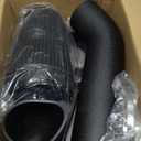 4 inch Cold Air Intake Black Tube + Heat Shield for 1999-2006 GMC/Chevy V8 4.8L/5.3L/6.0L Silverado 1500/2500/3500 Black