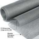 Windows Screen and Screen Door Replacement, 59"x106" Durable Fiberglass Screen Mesh- Window Screen & Sliding Screen Door Repair for Patio and Windows