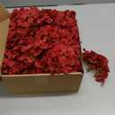 Cherica Red Hydrangea Artificial Flowers Bulk, 60 Pcs Faux Hydrangea Flowers Heads, Artificial Fake Silk Hydrangea Flowers with Stems, Red Flowers Artificial for Decoration Wedding Décor