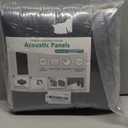 1 Pcs Sound Proof Foam Panels |48"24"2" Quick-Recovery Soundproof Wall Panels | High Density Sound Dampening Panels for Home Studio,(Black)