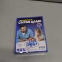 Magnetic Chess Game, Magnet Games with Stones, Puzzle Strategy Family Games, Portable Board Games, Fun Tabletop Multiplayer Chess Game (Blue)