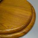 Angel Shield Wood Veneer Natural Toilet Seat with Quiet Close,Easy Clean,Quick-Release Hinges(Round,Oak) (Round-16.5")