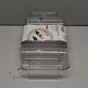 Oggi Bottle Rack for Wine, 6 Bottle Wine Storage - Stackable Wine Rack, Secure Stack Tabs. Water Bottle Storage, Wine Bottle Holder for Kitchen, Cabinet, Fridge - Each Rack Holds 3 Bottles, 2 Pack (4pc. New)