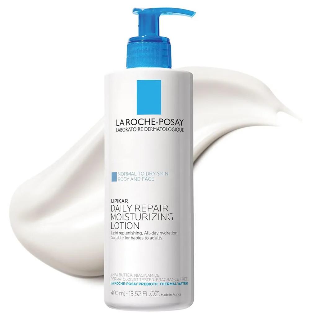 La Roche-Posay Lipikar Body Lotion Daily Repair Moisturizing Cream, Fragrance Free Body Moisturizer with Shea Butter, Body Lotion for Dry Skin, Moisturizing for Sensitive Skin