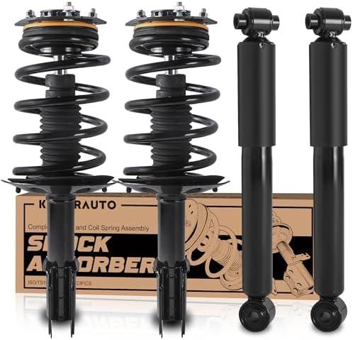 KUIPERAUTO Front and Rear Struts Assembly Shock Absorbers 172113 39052 Compatible for 2002-2007 Buick Rendezvous Compatible for 2001-2005 Pontiac Aztek Coil Spring Shock Absorbers