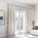 Zeerobee Curtain Rods for Windows 32 to 168, Gold Curtain Rod, Adjustable 1 Inch Heavy Duty Outdoor/Indoor Modern Drapery Pole, 32"-168"