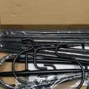 Gtongoko Double Shepherds Hook for Outdoor, 2 Pack 92 Inch Heavy Duty Bird Feeder Pole 3/4 Inch Thick Garden Hooks for Hanging Hummingbird Feeder, Plant Baskets, Solar Light Lanterns