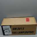 Silscvtt Passenger Side Outer Rear Brake Tail Light Assembly Replacement for 2015-2020 Toyota Sienna Base/L/LE/XLE/Limited Models Red Lens Right Tail Lamp 8155008050 TO2805123