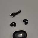 Clip On Earbuds, Wireless Bluetooth 5.3 Lightweight Comfort Bone Conduction Open Ear Headphones with LED Digital Display Charging Case Sport Built-in Mic IPX7 Waterproof for Running Fitness, Black