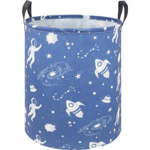 Kids Laundry Hamper,Laundry Basket,Baby Nursery Hamper,Waterproof Storage Bin,Clothes Organizer Basket,Room Decor(Universe)