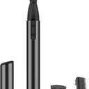 Aisleek Upgraded Eyebrow Trimmer for Men, Precision Detailer, BatteryPowered Eyebrow Razor with Rinseable Blade, Facial Hair Trimmer with Comb, Compact PenSize, Safe Painless Shaver