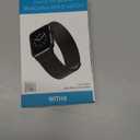 WITH it STAINLESS STEEL BAND FOR 38/40/41mm APPLE WATCH® 12 1 3 10 9 8  Color: Black Apple Watch  WITH it