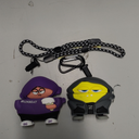 Cute Cartoon 3D Silicone Case AirPods Pro 2nd/1st Generation case with Keychain and Lanyard Cleaner kit Characters Design for Kids Boys Girls (Yellow)2 cases for air pods pro with characters.