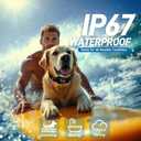 Dog Bark Collar No Shock, Auto Anti Barking Collar Rechargeable with 4 Modes Beep Vibration, Smart Training Adjustable 5 Sensitivity Levels Waterproof for Small Medium Large Dogs