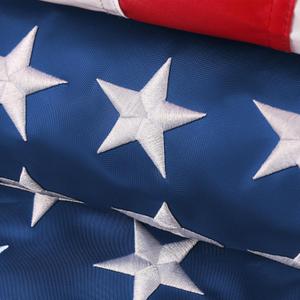 American Flags 3x5 Outdoor Use,Non Fading American Flags for Outside,American Flag Outdoor Heavy Duty, American Flag Longest Lasting,US Flag Embroidered Stars, Brass Grommets Sewn Stripes