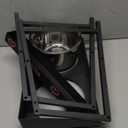 Spill Proof Tilted Elevated Dog Bowls for Large Breed, 15 Tall Raised Dog Bowl with Stand, Stainless Steel Dog Food Bowl & Water Bowl Set for Indoor & Outdoor Use, Easy Clean Large Dog Bowl Dog Dish