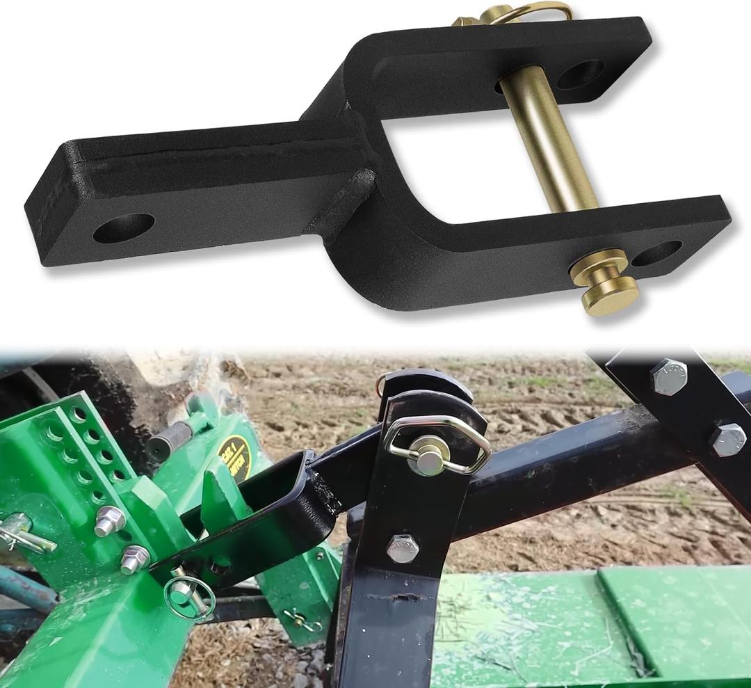 Camoo Versatile Quick Hitch Adapter Used to Adjust Top Link Bracket Movements Fit for Category 1, 3-Point Quick Hitch