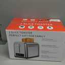 Touch Screen Toaster 2 Slice Retro Stainless Steel,Best Prime 2 Slice Toaster Wide Solt wit h 6 Shade Settings, Perfect for Waffles, Bagels and More 238TC(Silver)