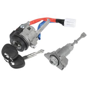 Ignition Lock Cylinder W/Keys No.81970-3XA00 - Car Ignition Switch Cylinder Lock Assembly - for Hyundai Elantra 2011-2015 Metal Silver Tone - Door Lock Cylinder 1 Set