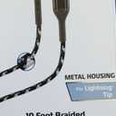 10 Foot Braided Sync & Charge Cable For Lightning Tip