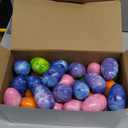 Sotiff 48 Pcs Easter Eggs Stress Balls Squeeze Easter Eggs Toy Bulk Slow Rising Stress Relief Fidget Toy for Easters Egg Hunt Basket Stuffers Fillers Party Favor Gifts 
(Classical)