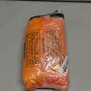 decorUhome Faux Fur Fall Throw Pillow Covers 20x20 Set of 2, Decorative Soft Plush Striped Neutral Couch Euro Pillow Covers with Velvet Back for Sofa, Bed, Living Room Home Decor, Orange