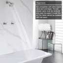 2 Handles Shower Faucet Set,Two Handle Shower Faucet Trim Kit with Rough-in Valve,Wall Mount,Brushed Nickel