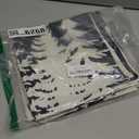 Fahrendom Winter Snowflake Decorative Throw Pillow Covers 20x20 Set of 4, Let It Snow Christmas Pine Tree Black Outdoor Pillowcase, Get Cozy Seasonal Holiday Farmhouse Cushion Case Home Decor