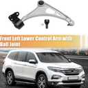 X AUTOHAUX Front Lower Left Control Arm W/Ball Joints Replacement for Acura MDX 2014-2023 for Honda Pilot Ridgeline 2017-2022 for Honda Passport Lower Control Arm with Ball Joint