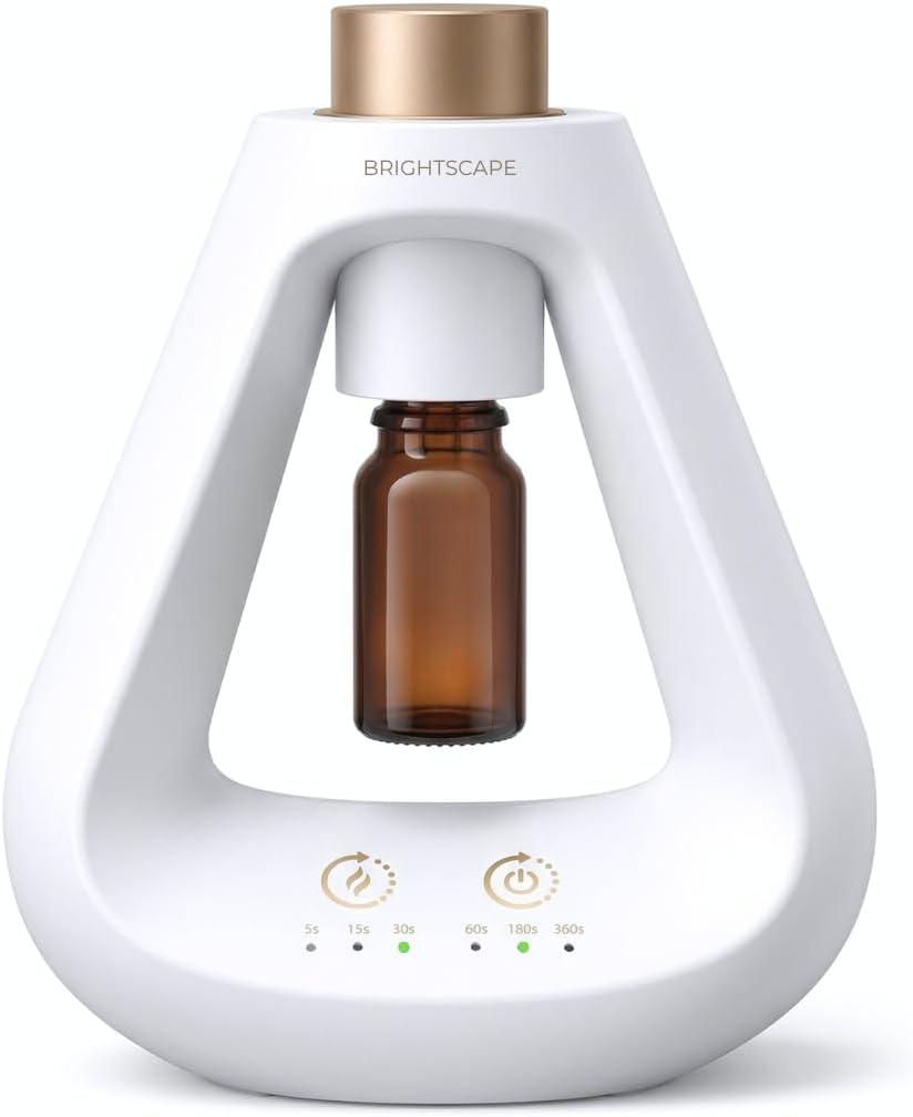 Apex Waterless Diffuser  Cold Air Nebulizing Aromatherapy Diffuser for Home & Office | No Water, No Heat, No Residue | 9 Precision Scent Settings | Pristine White