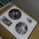 Palm Leaf Ceiling Fans with Lights-42 Tropical Ceiling Fan with Light and Remote/APP Control, Flush Mount Low Profile Ceiling Fans for Bedroom, Indoor/Outdoor Patio Use(Brown)