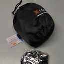 LOLEX Hooded Pro Travel Pillow - Memory Foam Neck Support Pillow for Airplane, Flight - Super-Soft Pure Cotton Fabric, Maximum Privacy & Light-Block Design, Lightweight Full Travel Kit - Dark Grey