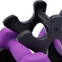 Amazon Basics Neoprene Dumbbell Hand Weights for Exercise and Muscle Toning, Rack with 3 Pairs (2, 3, and 5 Pound)