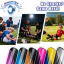 newox Soccer Shin Guards Youth - Protection Girls Shin Guards Soccer Youth - Soccer Sleevers Shin Pads - Soccer Shin Guards for Kids 3-16 Years Old Girls Boys Toddler Pink (Yellow+Blue, M)