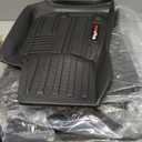 for 2007-2018 Jeep Wrangler JK 4 Door Floor Mats and Trunk Cargo Liner,All Weather Protection TPE Rubber Car Floor Liners, Front & Rear, Black (for 2007-2018 Jeep Wrangler JK 4 Door)
