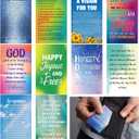 Motiskyy 200 Pcs AA Sobriety Anniversary Cards 2" x 3" Sobriety Gifts Bulk Recovery Encouragement Cards for Men Women Wallet Pocket Recognition Stationery, 10 Styles