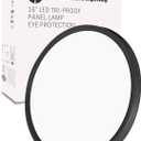 16 Inch LED Flush Mount Ceiling Light Fixture,Round 32w 3480lm 3000k,4000k,6000k CCT Selectable, Modern Flat Panel Super Slim Led Ceiling Light,for Living Dining Kitchen Bedroom Room (1Pack-Black), Basic-16IN-1PACK