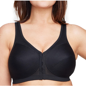 Glamorise Full Figure Plus Size MagicLift Front-Closure Posture Back Bra Wirefree #1265 58J