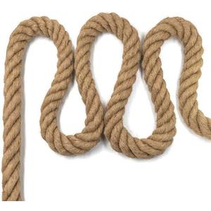 Twisted Hemp Rope for Crafts, Climbing, Anchor, Hammock, Nautical, Cat Scratching Post, Tug of War, Decorate,  108inch