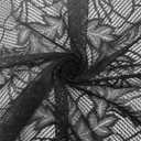 Fall Decorations Table Runner - Black Lace Maple Leaves Table Runners for Autumn Table Decor, 20*75 Inch Halloweens Lace Table Runner for Halloweens Party Home Kitchen Dinner Decoration Indoor