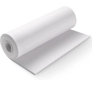 Saim Foam Padding Adhesive, Closed Cell Foam Sheet Roll 81x12x0.063 Inch- Multi-Function Insulation, Soundproofing, and Weatherproof for DIY Projects, Gaskets, Crafts, and Costume - White