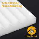 LBG Products Window Air Conditioner Foam Insulation Panels, AC Side Insulating Panel Kit, 2 Pack,White Beige, 17in High x 9in Wide x 7/8in Thick
