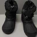 MORENDL Toddler Winter Snow Boots Waterproof Insulated Faux Fur Boys Girls Hiking Boots (Toddler/Little Kid) (Black 04)