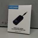 Premium Pro Bluetooth 5.4 Transmitter Receiver,Airplane Audio Adapter,Wireless Transmitter for TV/Travel Flight,Airline,Gym.Compatible with 2 AirPods/Headphones,Bluetooth Receiver for Car/Home Stereo (Black)